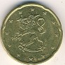 20 Euro Cent Finland 1999 KM# 102